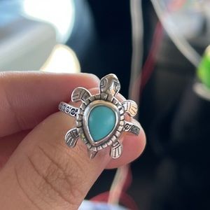 James avery turquoise turtle ring